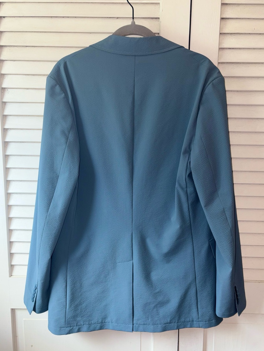 NWT Vineyard Vines On-The-Go Seersucker Blazer Blue Mirage 38L Performance Navy - Picture 3 of 10